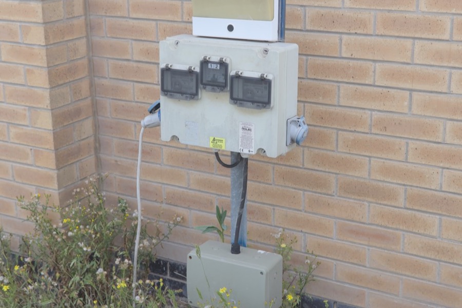 Medidor eléctrico de la distribuidora